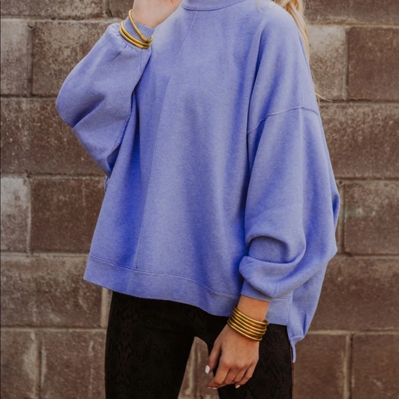 Free People Sweaters - SOLD NWT Free People rippling water uptown pullove